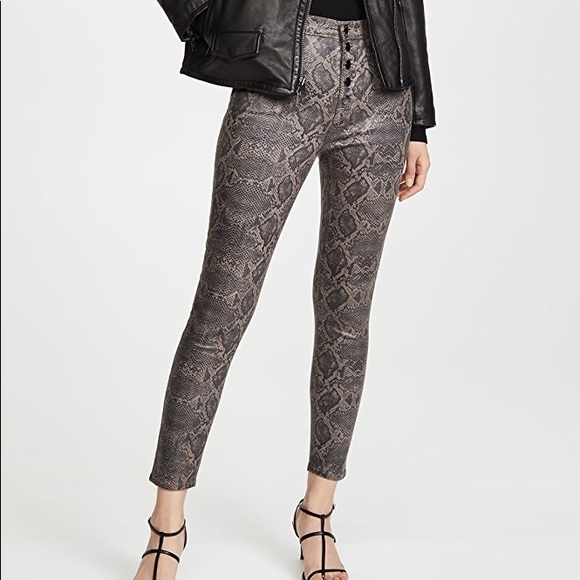 J BRAND LILLIE Photo Ready High Rise Coated Crop Jeans - Picture 3 of 8